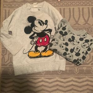 Disney sweater and t-shirt